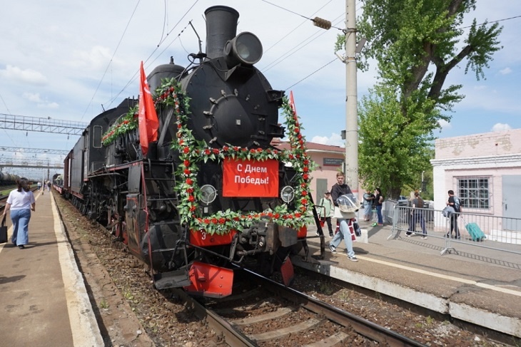 Ретропоезд «Воинский эшелон» увидели почти 40 тысяч волгоградцев