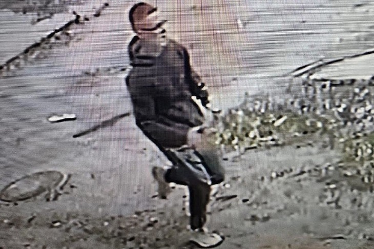 В Камышине неизвестный под прицелом камер перебил камнями четыре авто