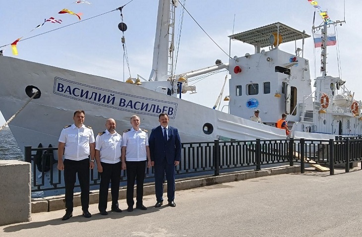 Научному судну присвоили имя защитника Сталинградской битвы Василия Васильева