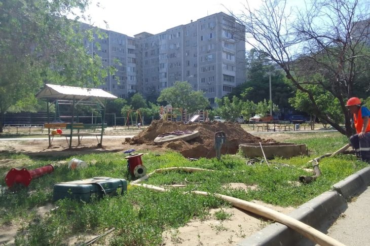 В Ворошиловском районе Волгограда подключили новые участки водопровода