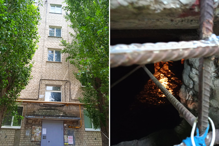 «За ночь затопило весь подвал»: на юге Волгограда ликвидируют потоп в пятиэтажке