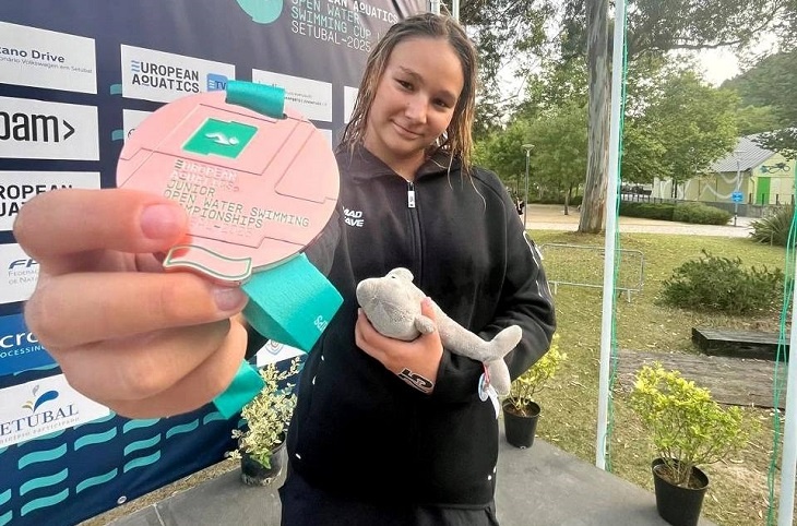Волгоградка Козякина взяла бронзу на первенстве Европы по плаванию на открытой воде