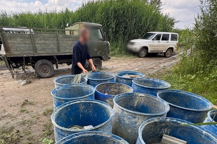 Браконьера с уловом задержали полицейские на Цимлянском водохранилище