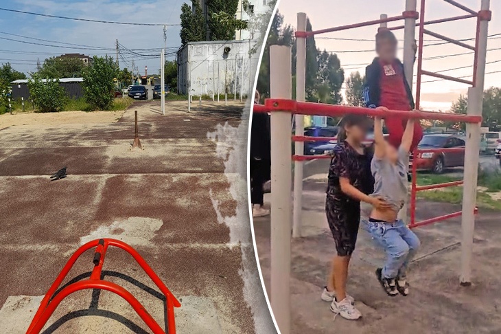 «Хотят платную парковку»: во дворе «взорванного» дома в Волгограде снесли детскую площадку