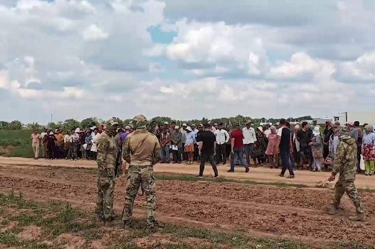 Силовики с дронами искали нелегалов в полях Волгоградской области