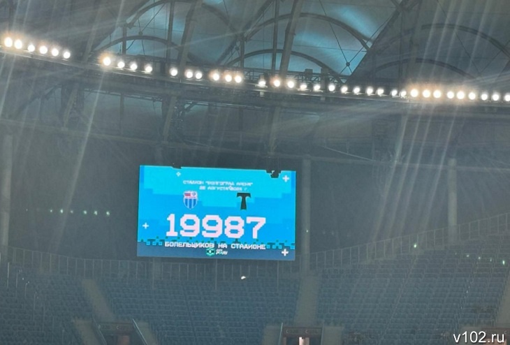 19987 зрителей пришли на матч «Ротора» с «Торпедо»