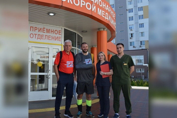 В Волгограде оказали помощь травмированному игроку сборной Сербии