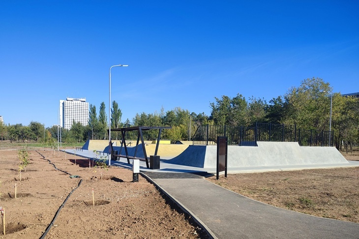 В Волжском появилась профессиональная скейт-площадка для соревнований