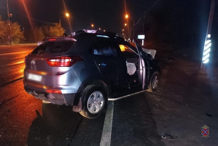На севере Волгограда в ДТП с самосвалом погиб водитель Hyundai