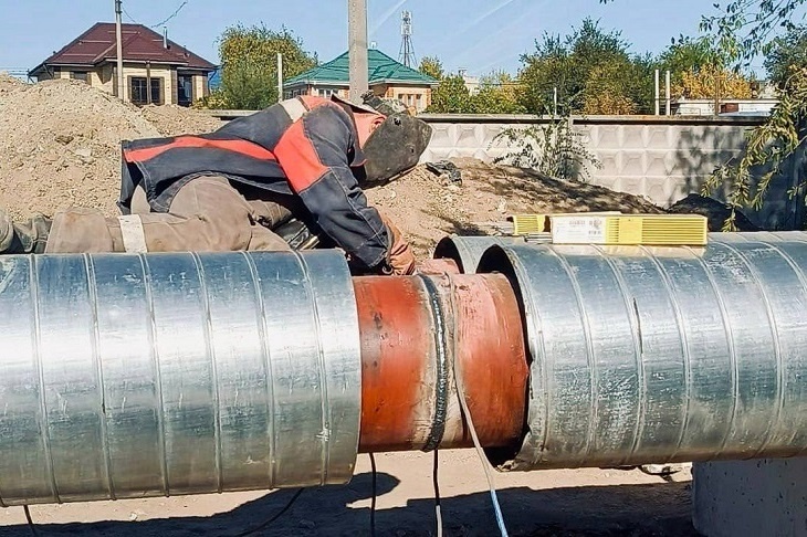 На севере Волгограда запустили в работу километр обновленной теплосети