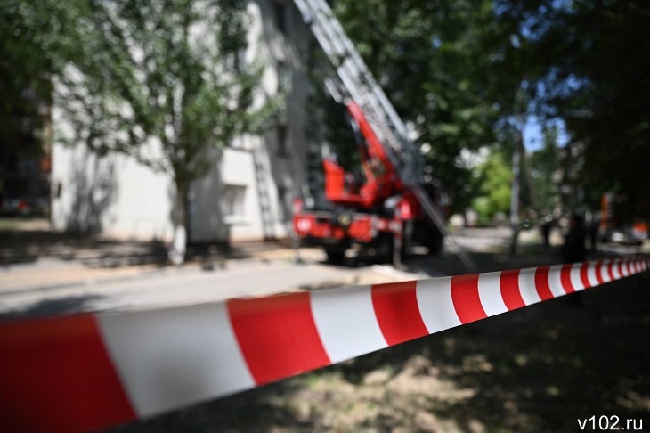 Под Волгоградом ликвидирован пожар на объектах ТЭК после падения БПЛА