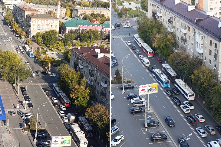 Утреннее ДТП собрало пробку из троллейбусов №9 в центре Волгограда