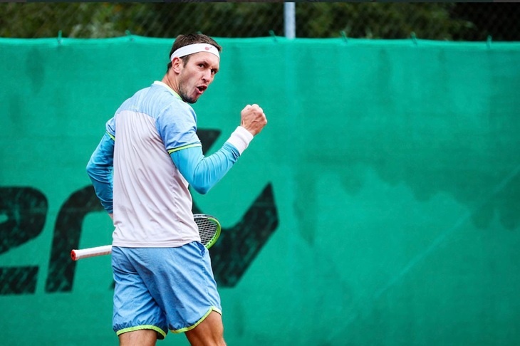 Волгоградский теннисист одержал вторую победу на турнире в Италии