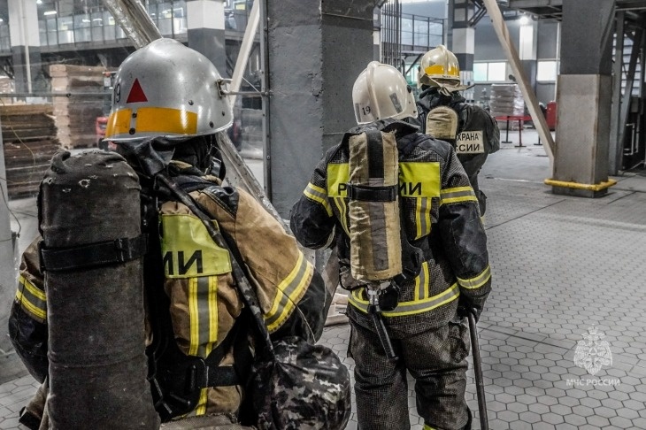 В Волжском прошли пожарно-тактические учения