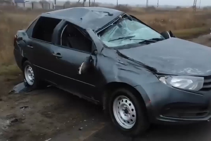 Под Волгоградом двое погибли после столкновения «Лады» с самосвалом