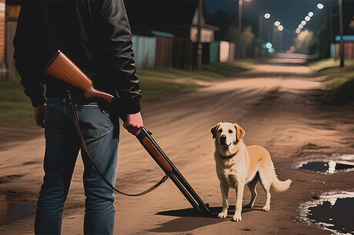 «Под пули могли попасть и люди»: жители Ерзовки требуют наказать стрелка за убийство собаки у магазина