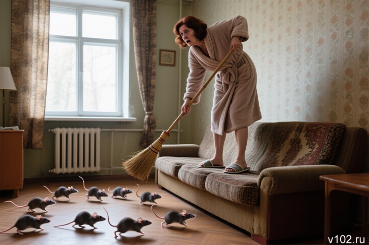 «Не знаем, куда бежать»: под Волгоградом мыши и блохи выживают из квартир жителей Ерзовки