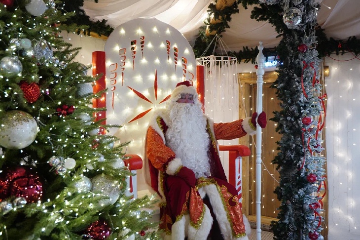 В Волгограде на площадке ЦПКиО открылась резиденция Деда Мороза