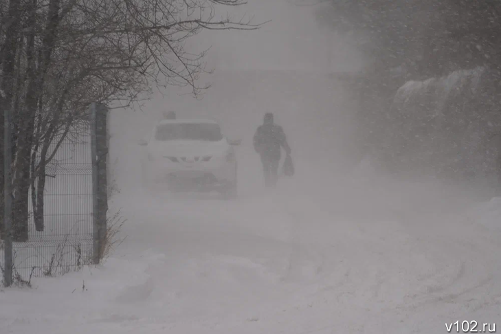 О резком похолодании с пронизывающей метелью предупредили волгоградцев