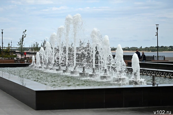 В Волгограде за 11 млн отремонтируют новые фонтаны на Центральной набережной