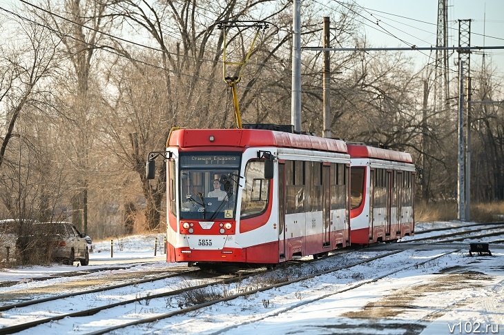 В Волгограде нарушено движение скоростных трамваев