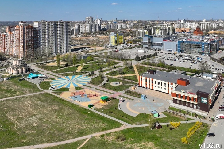 В Волгограде парк Героев-лётчиков доблагоустроят за 104 млн рублей