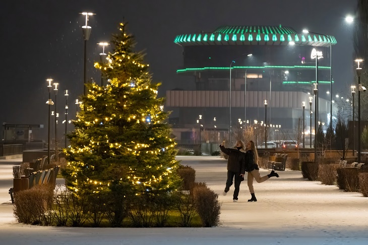 Новогоднюю ночь с легким морозцем без снега прогнозируют в Волгограде