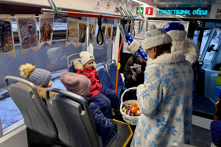 Когда трамвай становится сказкой: новогодний маршрут от «Ровесника»